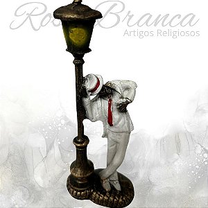 Imagem Resina - Zé Pelintra no Poste - 10cm -