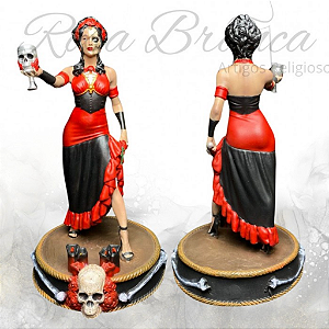 Imagem Premium - Pomba Gira Rosa Caveira - Vermelha