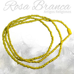 Guia de Miçangas - Amarela Com Firma
