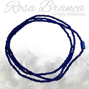 Guia de Miçangas - Azul Com Firma