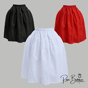 Roupa Saia Branca Ração Oxford Umbanda Candomblé 3m De Roda