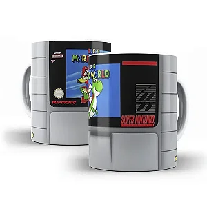 Caneca Cartucho Super Mario World