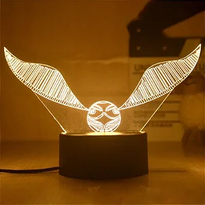 MKP Luminária Pomo de Ouro Harry Potter