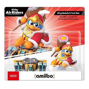 Amiibo de Rei Dedede e Estrela Tanque Kirby Air Riders