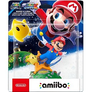 Amiibo de Mario e Luma Super Mario Galaxy - Super Mario Galaxy 2