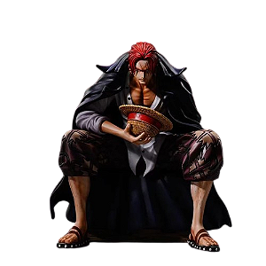 Estátua Shanks o Ruivo Seated - One Piece