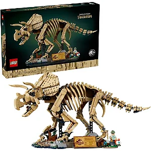 LEGO Jurassic World Fósseis de Dinossauros Triceratops 77985