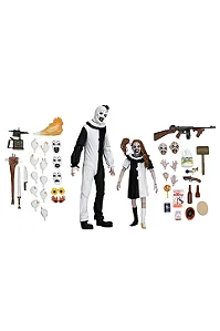 NECA Action Figure Terrifier 2 Art the Clown & Little Pale Girl