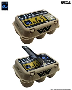 NECA Aliens 40th Anniversary Pack de Ovos Alien 6 Unidades