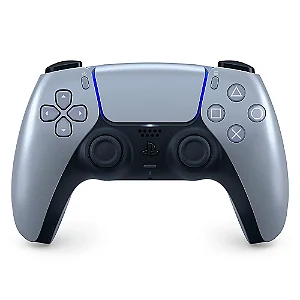 Controle Sem Fio PS5 DualSense Sterling Silver - Original Sony