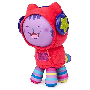 Sunny Pelúcia Gabby's Dollhouse DJ Catnip Interativa