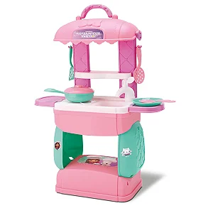 Bambola Maleta Cozinha Bag Kitchen Casa Mágica da Gabby