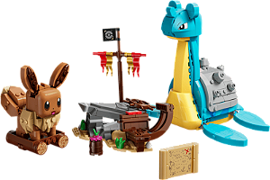 LEGO Pokemon Eevee e Lapras: Busca ao Tesouro 72162