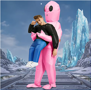 Fantasia Alien Inflável - Fantasias e Cosplay Alta qualidade