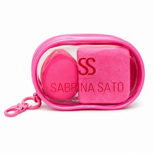Kit Esponja Maquiagem Rosa - Sabrina Sato