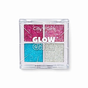 Paleta de Glitter Glow Girl – City Girls