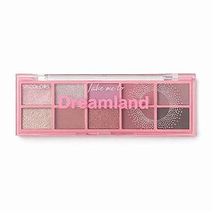 Paleta de Sombras 10 Cores Dreamland - SPColors