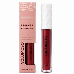 Gloss Labial Rose Brown - Lady Beauty
