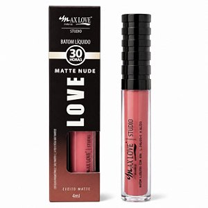 Batom Líquido Matte Nude - Max Love