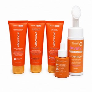Kit Skincare Vitamina C 5 Itens