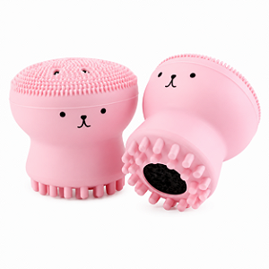 Esponja Limpeza Facial de Silicone Polvo
