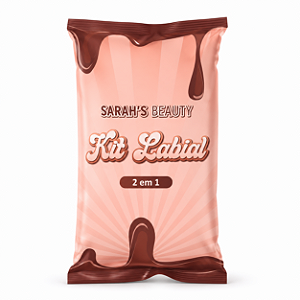 Kit Labial 2 em 1 Sarah's Beauty