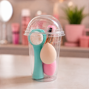 Kit de Maquiagem e Limpeza Facial
