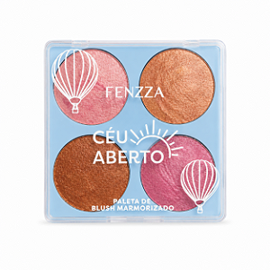 Paleta de Blush Marmorizado Céu Aberto - Fenzza