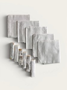 Kit enxoval bebê Branco/Neutro