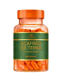 Açafrão-da-terra 500mg (Curcumina) - 120 Cápsulas