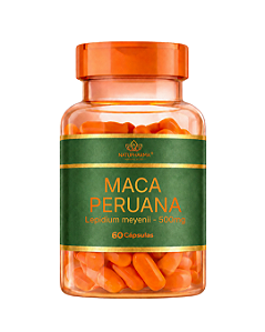 Maca peruana (Lepidium meyenii) 500mg - 60 Cápsulas