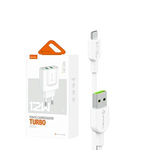 Carregador para Celular Completo Turbo Tipo C Pmcell HC-25.
