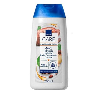 Loção Hidratante Corporal Avon Care Manteiga de Cacau 200ml.