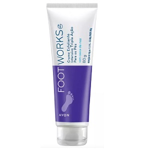 Creme Esfoliante Intensivo Para os Pés Tripla Ação Avon Footworks - 80g