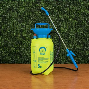 Pulverizador Borrifador 5 Litros Com Compressão Prévia Jato Regulável Manual Jardim