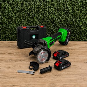 Esmerilhadeira Profissional Lixadeira 2 Bateria 21v + Maleta Bivolt