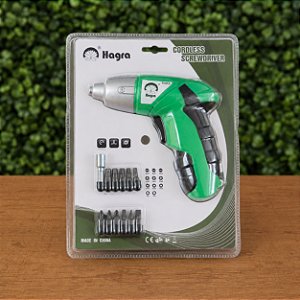 Parafusadeira a Bateria Sem Fio 4.8 volts Bits e Prolongador Carregador USB