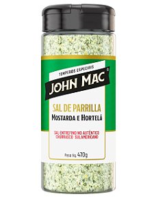 SAL DE PARRILLA ASSADOR COM MOSTARDA E HORTELÃ - JOHN MAC - 470g