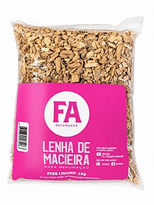CHIPS DE LENHA DE MACIEIRA PARA DEFUMAÇÃO - FA DEFUMADOS - 1kg