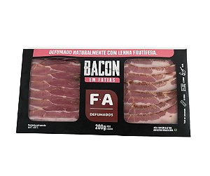 BACON ARTESANAL FATIADO - FA DEFUMADOS - 200g