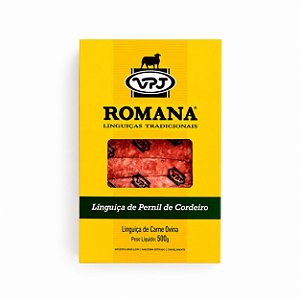 LINGUIÇA ROMANA DE CORDEIRO DORPER VPJ - 500g