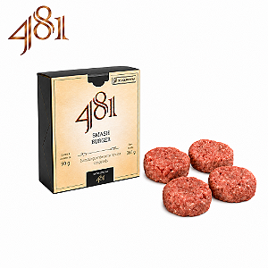 SMASH BURGER DE COSTELA 4un - 360g - 481