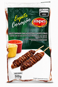 ESPETINHO CORAÇÃO DE FRANGO - 500g - KISPETO