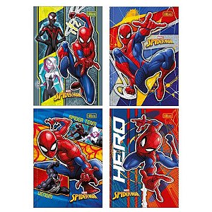 Caderno 1/4 Brochura Capa Dura 48 Folhas Spider-Man 26 Tilibra