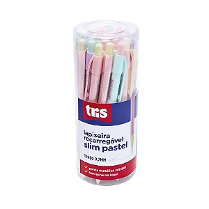 Lapiseira 0.7 Tris Slim Pastel Sortida