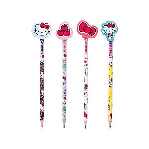 Lápis Preto Leo&Leo Hello Kitty com Borracha HB