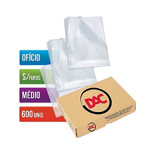 Envelope Plástico 0.10 Sem Furos Ofício DAC