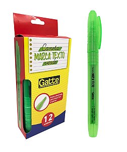 Caneta Marca-Texto Gatte Verde
