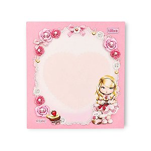 Bloco Tilembrete Tilibra Jolie 100 Folhas