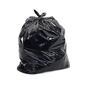 Saco para Lixo 100 Litros Preto – 90x95 cm – Pacote com 100 Unidades (7kg)